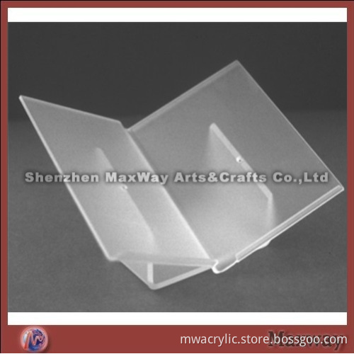 Durable V-shaped Acryl/Perspex Brochure/Leaflet/Book Display Holder/Stand